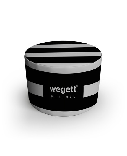 Sedací vak Taburet Minimal Zebra | Wegett