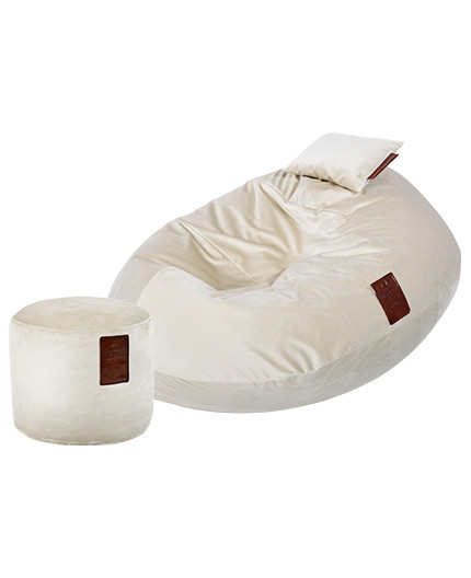 Sitzsäcke SET Cocoon XXL Luxury Pearl | Wegett