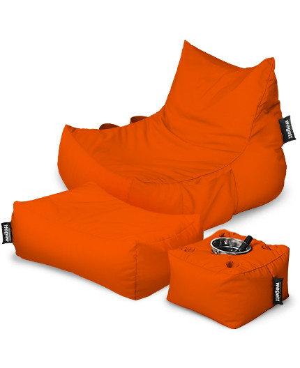 Sedací vak SUPER SET Lounge XXL s vreckami | Wegett