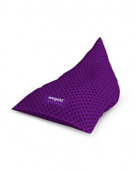 Sedací vak Triangle Minimal Home Purple | Wegett