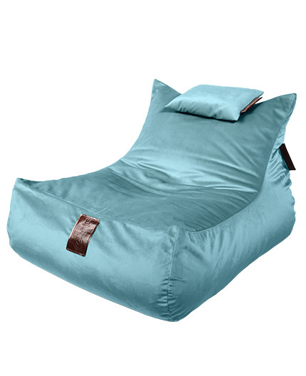 Sedací vak Lounge XXL Luxury Light Blue | Wegett