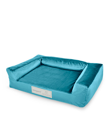 Hundebett Luxury Blue