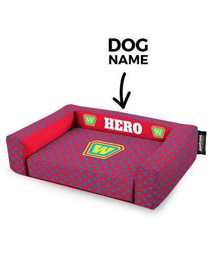 Hundebett Hero Red