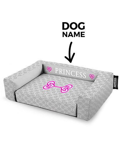 Hundebett Princess Grey